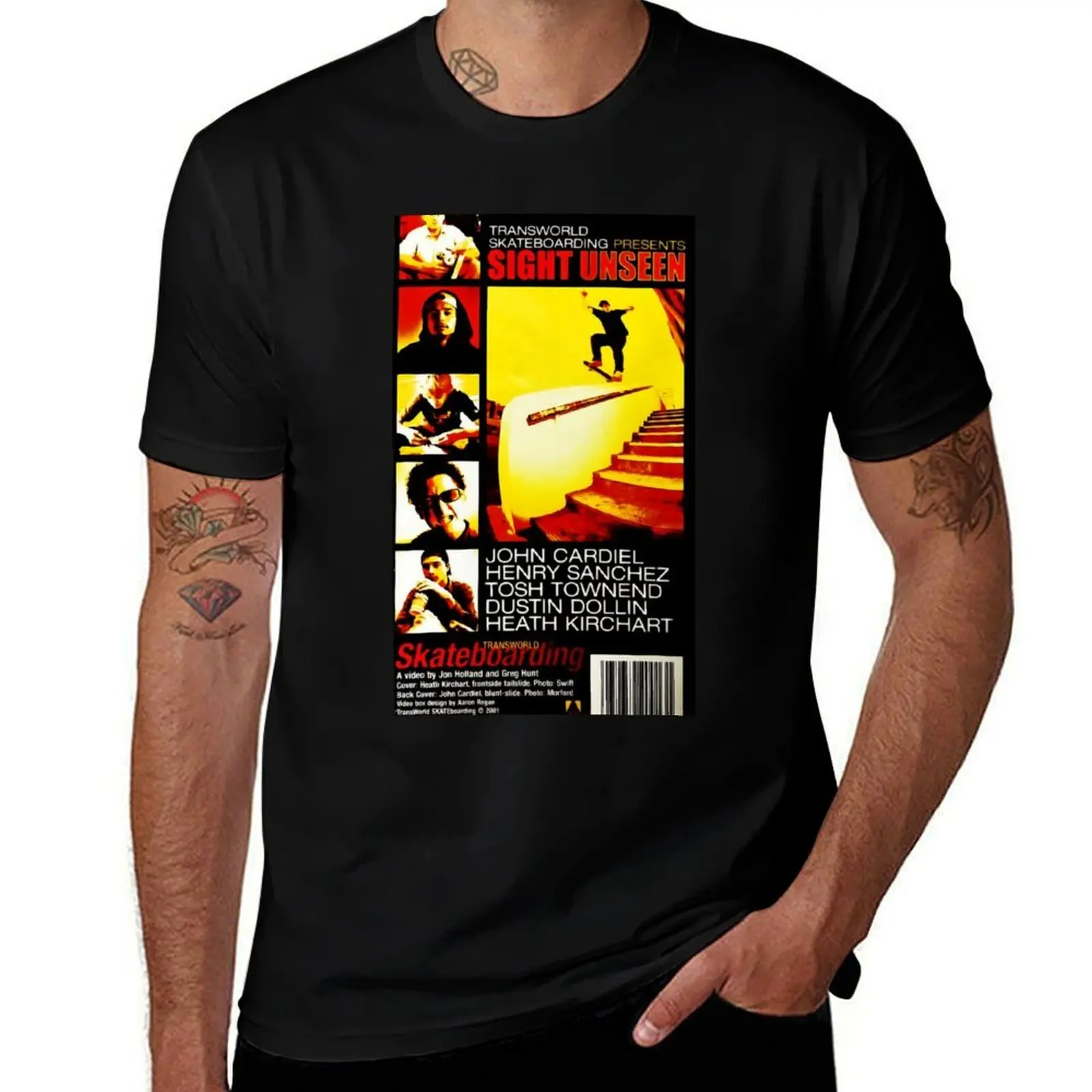 Transworld Sight Unseen (Back Cover) T-Shirt Casual Basic Street Style T-Shirt