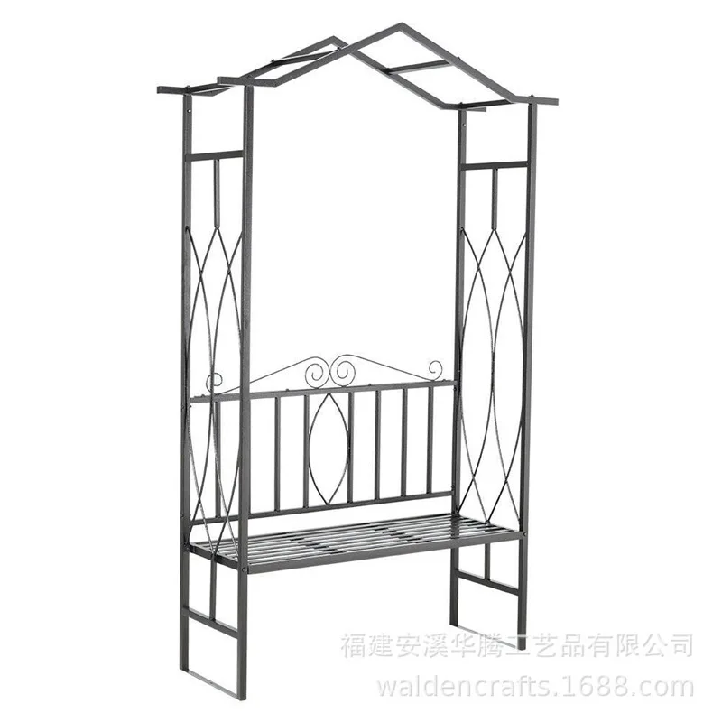 

Balcony Floor to ceiling Rose wrought iron arch Flower stand Vine climbing frame Outdoor courtyard Garden arch