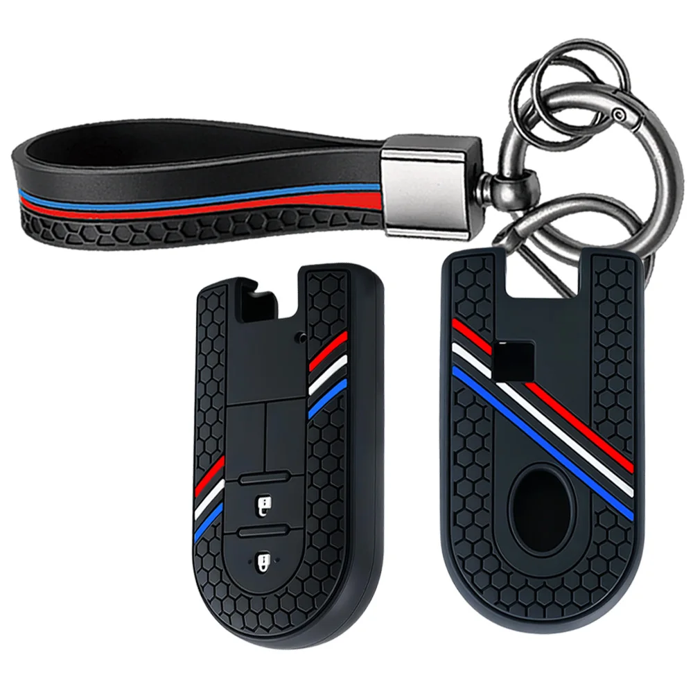 Key Fob Case With Keychain For Toyota Rush Avanza Veloz For Daihatsu Tanto Custom LA600S Movecanvas LA800S Terios High Quality