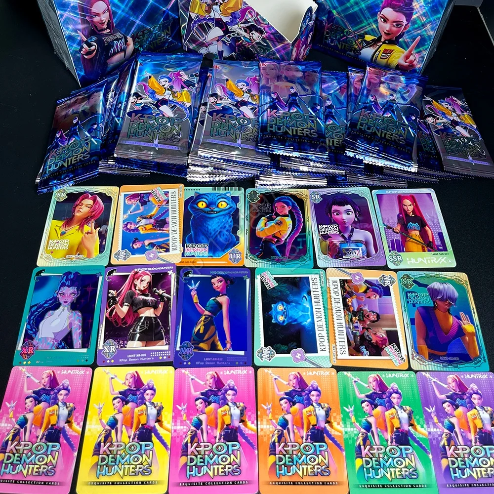 5/30/150pcs Anime K-Pop: Demon Hunters Card Rare Anime Personaggio Giochi Collezione di carte Cieco Scatola Giocattoli per bambini Regali di Natale