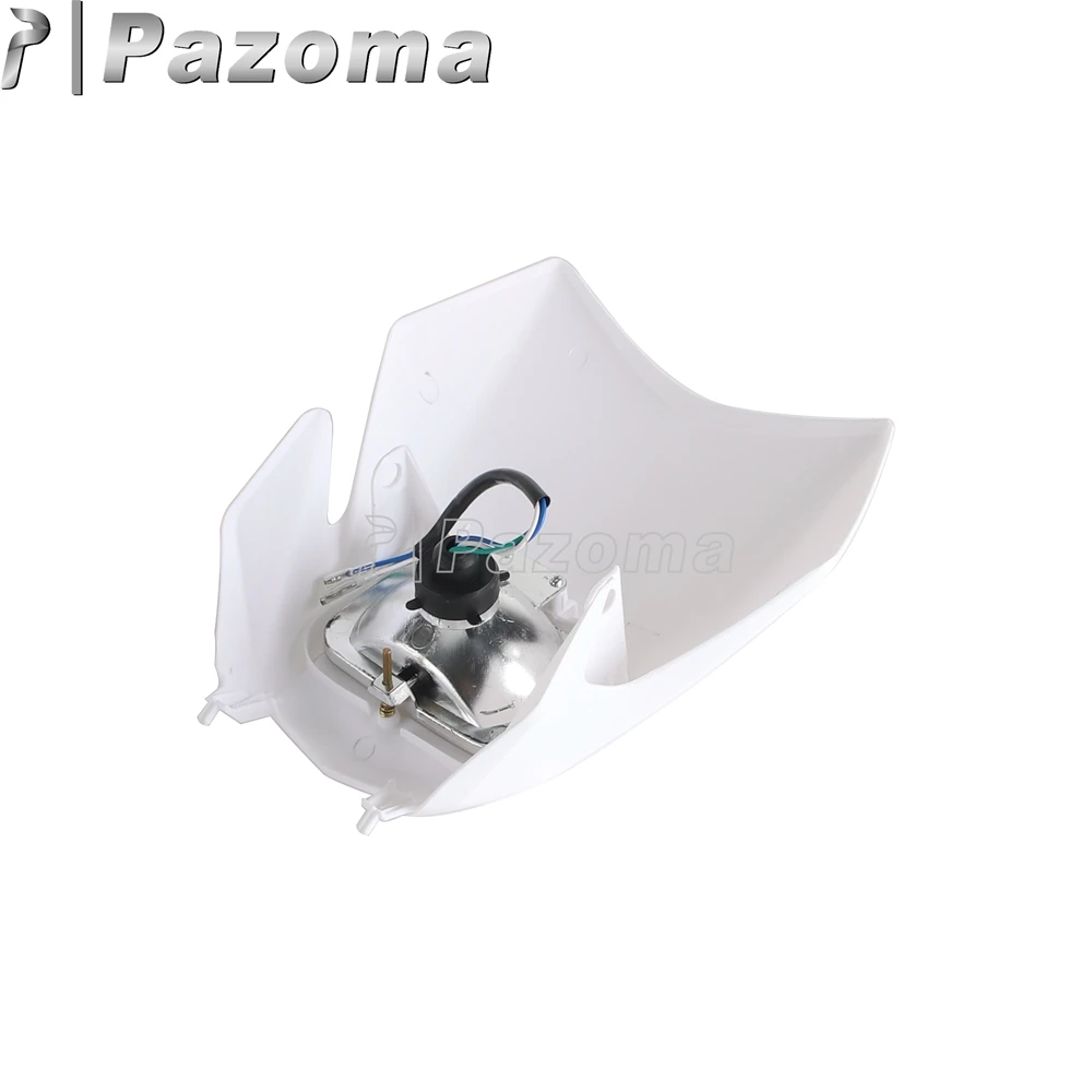 Universal Motocross Supermoto Headlight Fairing For Honda CRF150F CRF230F CRF 250 450 R F L Enduro Front Headlight Mask
