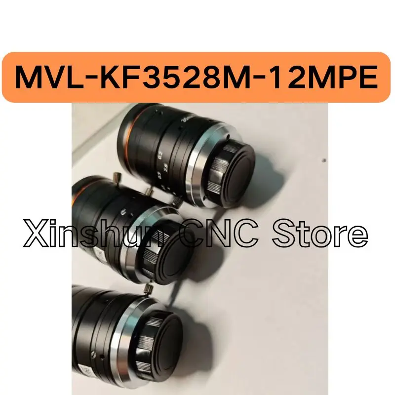 Used industrial lens with 12 million pixels, 35mm MVL-KF3528M-12MPE large target surface 1.1 tested OK, function intact