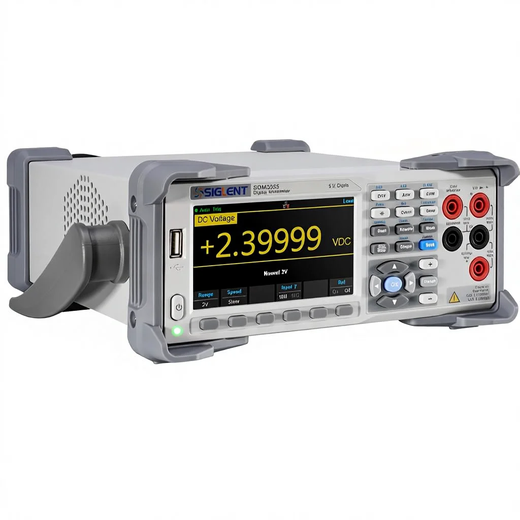 Siglent Technologies SDM3055 5.5 Digit Digital Multimeter, White/GreyAR
