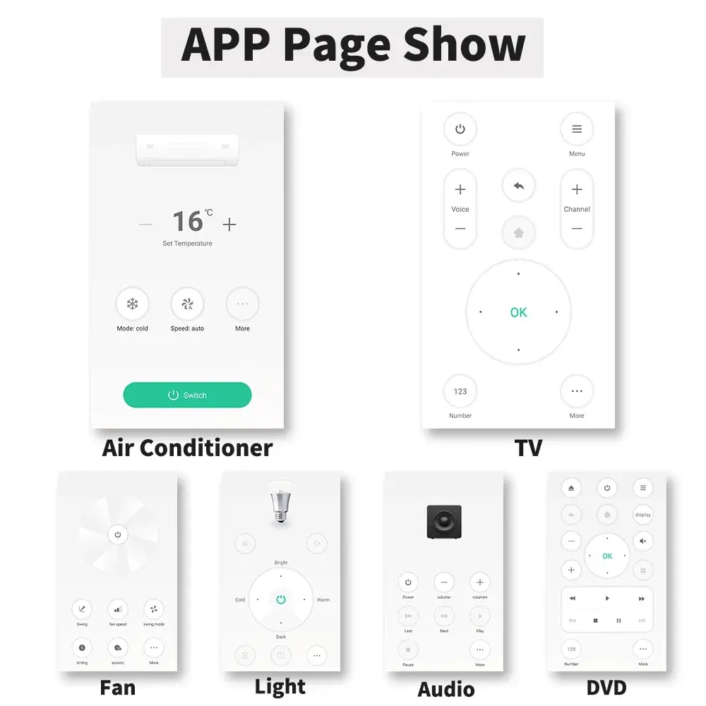 Tuya-スマートホーム用のリモコン,wifi,ir,アプリケーション,テレビ用のリモコン,DVD,Ad,AC,Alexa, Google Home, Yandex Alice, 2パックで動作