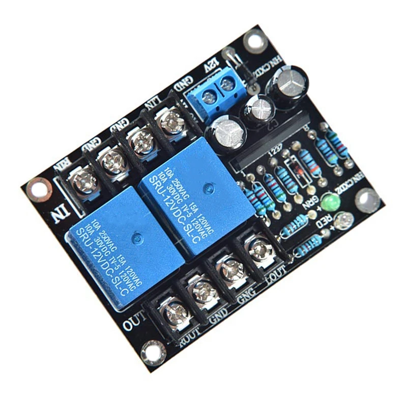 A61K UPC1237 DC 12-24V Dual Channel Speaker Protection Circuit Board Boot Mute Delay