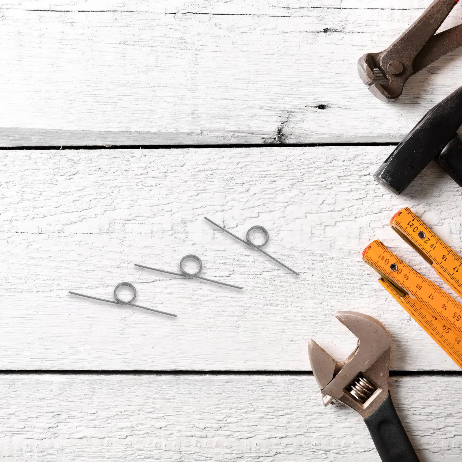 

10 шт. торсионных пружин для мусорных баков, сменные, стабильные, из металлической проволоки, для ремонта крышек мусорных баков, маленькие пружины