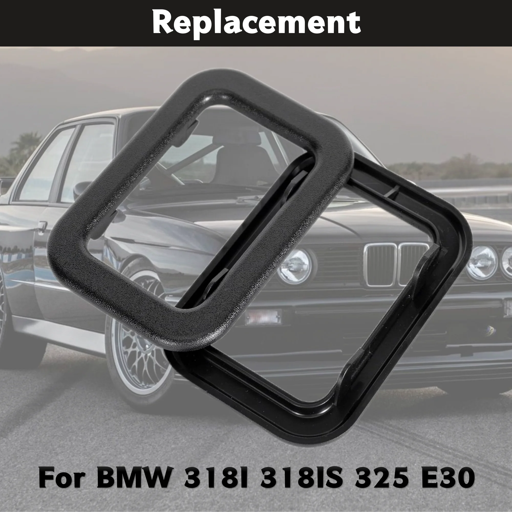 Cubierta Interior de coche, embellecedor de manija de puerta Interior, bisel 51211876043 para BMW 318I 318S 325 E30