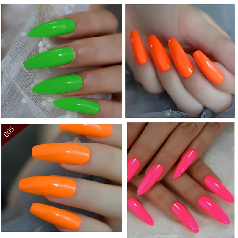 RS NAIL 15ml Gel Nail Polish Set 12PCS Nails All For Manicure Semi-permanent Gel Varnish UV LED Nail Art Neon Gel Polish