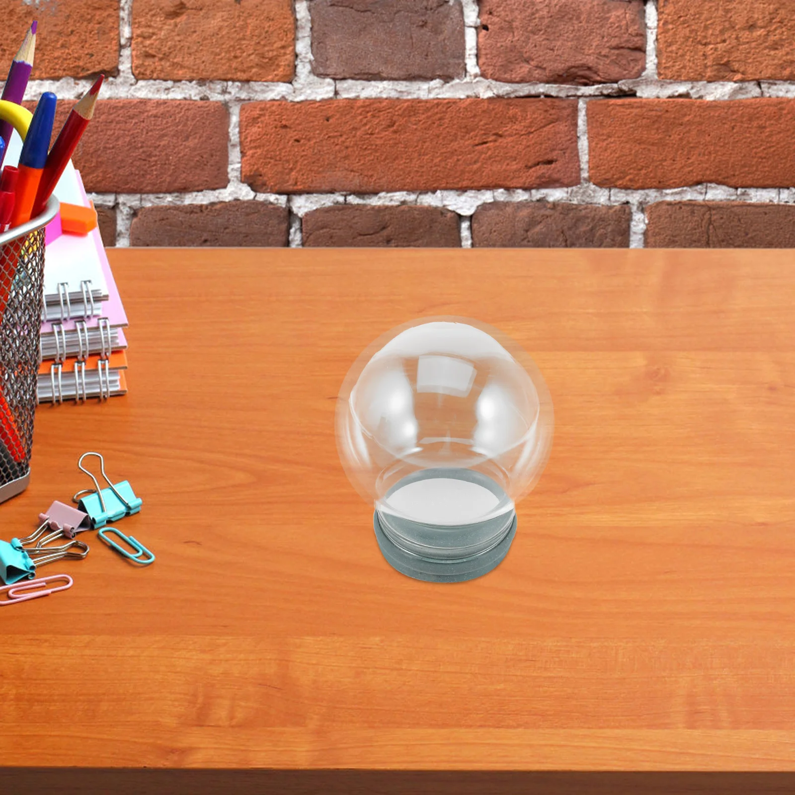 

DIY Snow Globe Kit Clear Glass 3.93 Inch for Home Decor Holiday Ornament Craft Making Kit for and Adults Clear Snow Globes