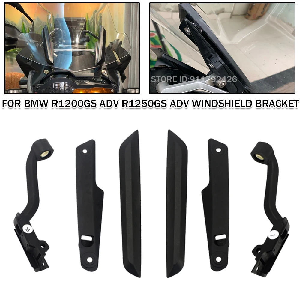 

R1200GS ADV Reinforcement Windshield Bracket Trim Strip Windscreen Support Adjustable Lifting Holder For BMW R1200 GS R1250GSA