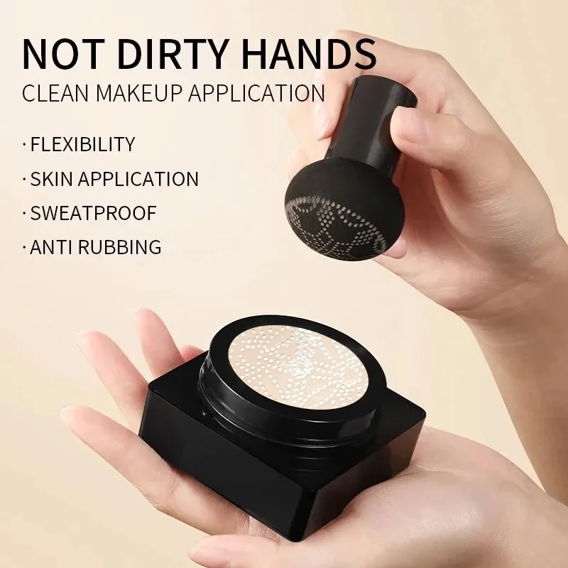 Sunisa Magic Foundation Mushroom Head Air Cushion CC Cream Waterproof Brighten Foundation Cream Women Base Makeup Skin Care