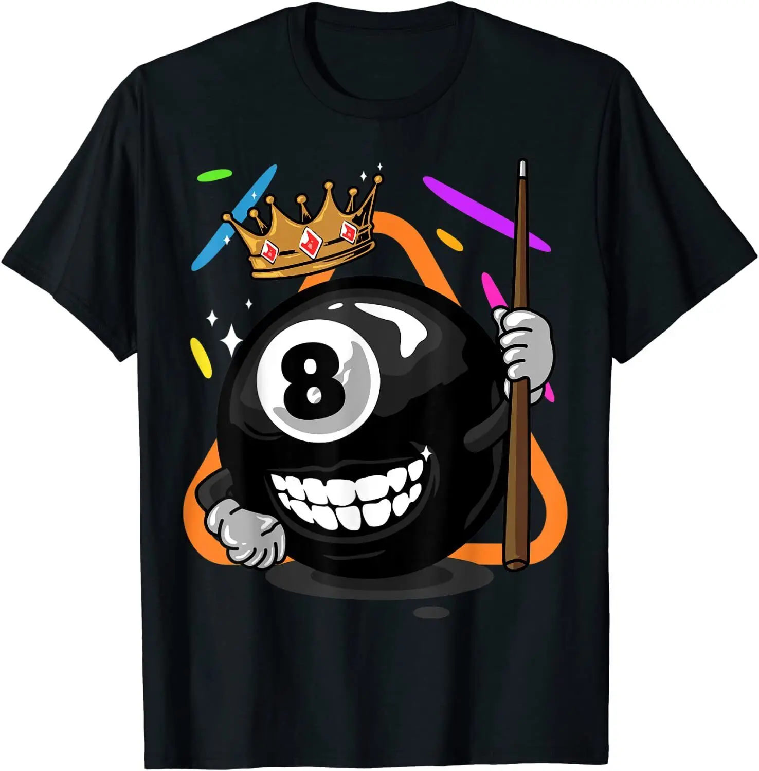 NEW LIMITED Billiard 8 Ball Pool Design Great Gift Idea Premium T-Shirt S-3XL