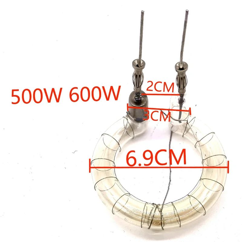 หลอดไฟแฟลชซีนอน T35C 1 ชิ้น ของใหม่ รุ่น COPY 500W 600W หลอดไฟแฟลชวงแหวน 5500K อะไหล่ซ่อม สำหรับสตูดิโอถ่ายภาพ แฟลชสปีดไลท์