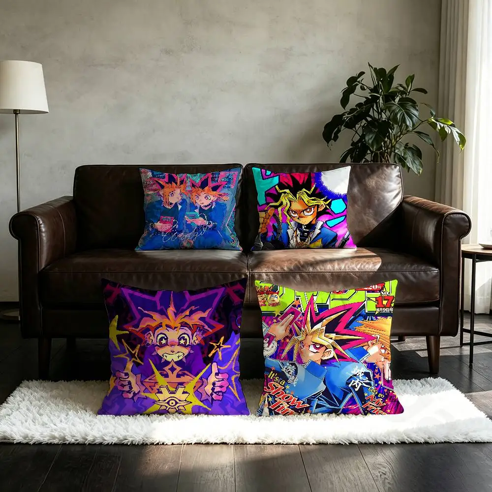 Yu-Gi-Oh Anime pillowcase casual style decoration, suitable for home decoration (excluding pillow core)