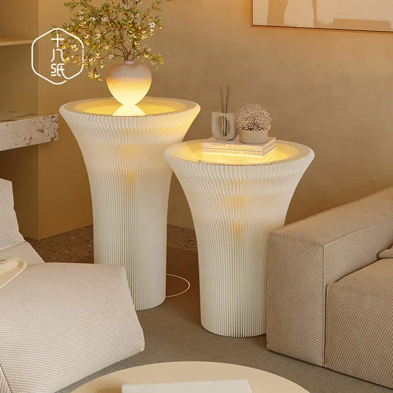 Stacked mirror display tables, product display stands, beauty salon sample displays, luminous accessories, gifts