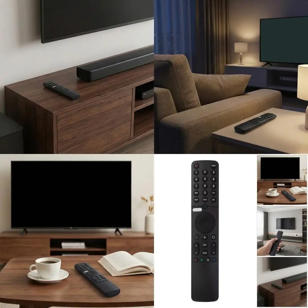 XMRM19 Voice Command TVs Remote Ergonomic Button Multifunctional TVs Remote Controller ABS Texture for Easy Navigation