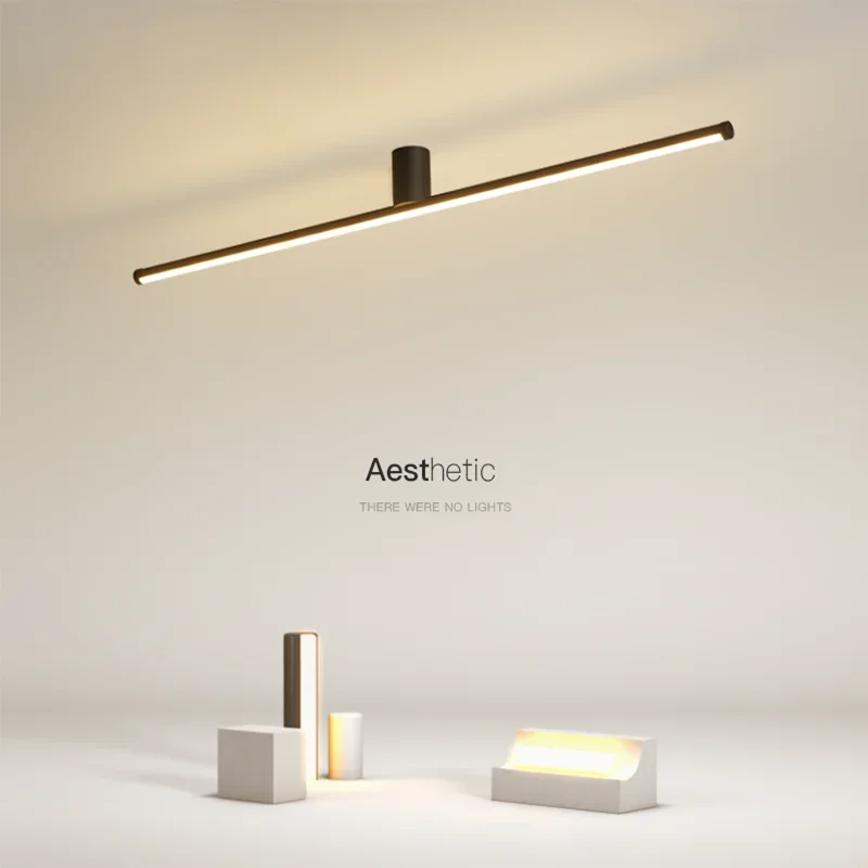 

Modern Long LED Ceiling Lights for Living Dining Rooms Food Tables Kitchens Bedrooms Balcony Lamps Home Decor Light Fixture