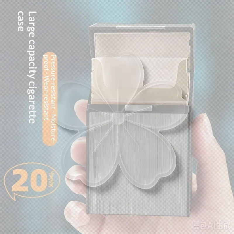 Metal Cigarette Case 20 Cigarette Capacity Crush Proof For Daily Commute Outdoor Use