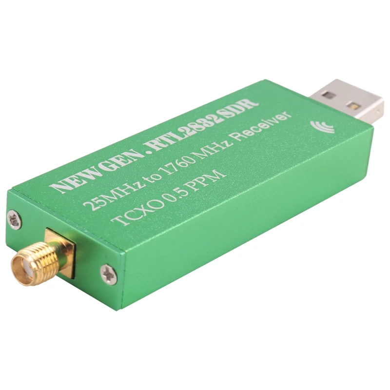 Adaptateur USB au détail RTL-SDR RTL2832U + R820T2 + 1Ppm TCXO TV Tuner Stick Récepteur