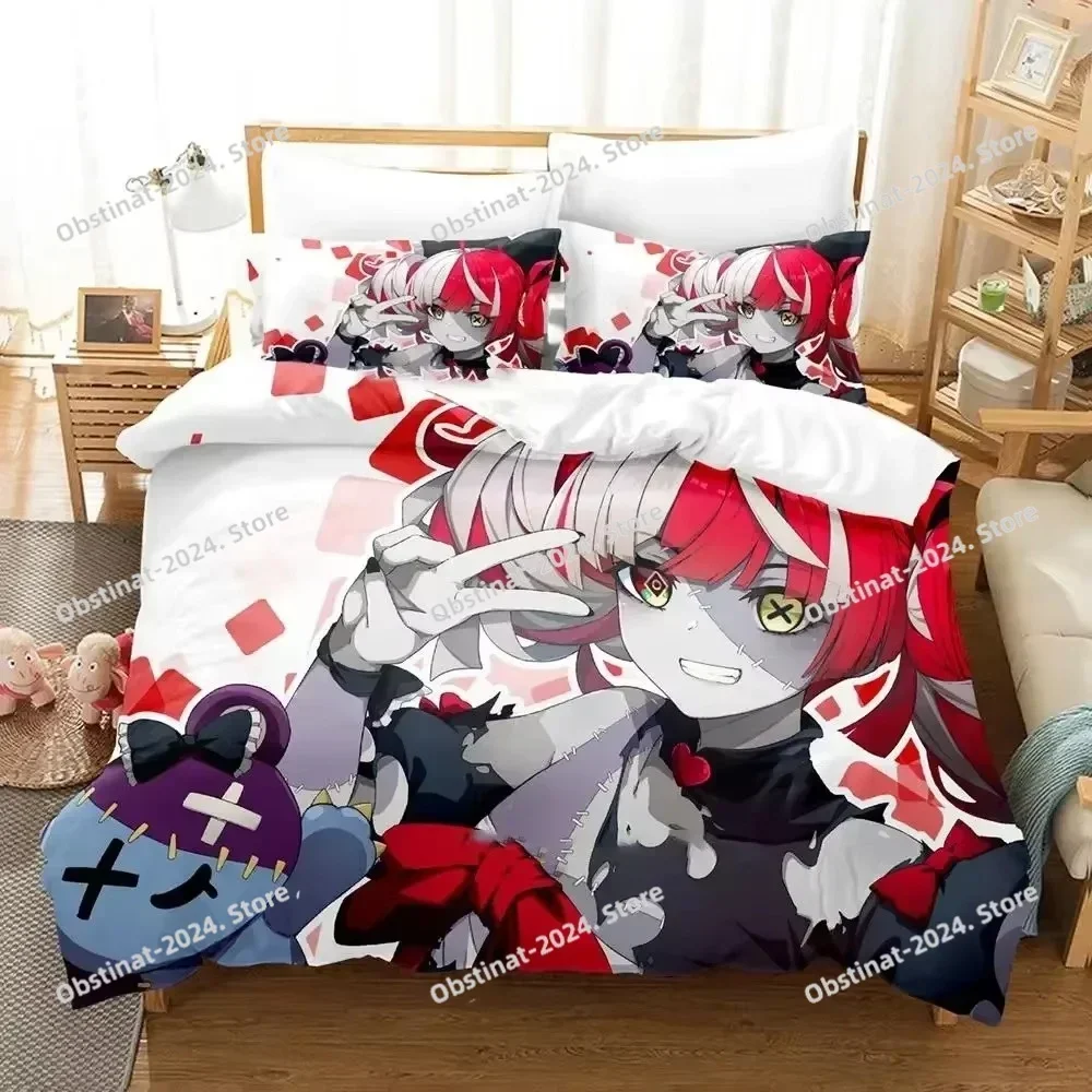 KAWAII Kureiji Ollie ZOMBIE IDOLPrinted Bed Set Duvet Cover Pillowcase Bedding Set Bed Linen Sheet Quilt Cover Full King Size