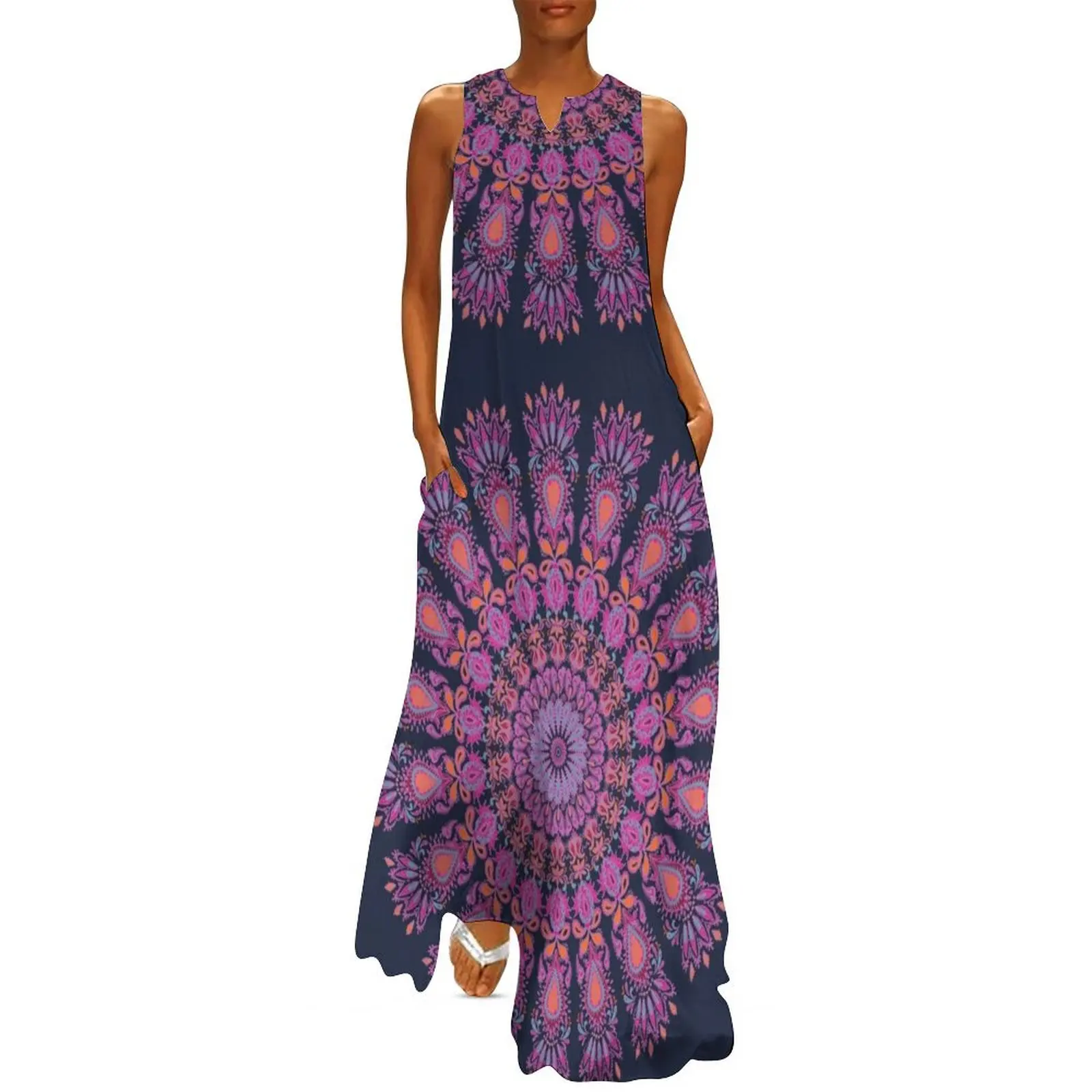 Mandala and good karma Long Dress Party dresses elegant dresses for women Womens dresses