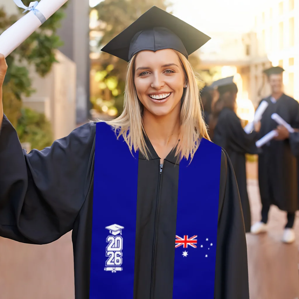 Syal Bendera Australia Wisuda - Men'S Accessories Australia ulasan dan harga