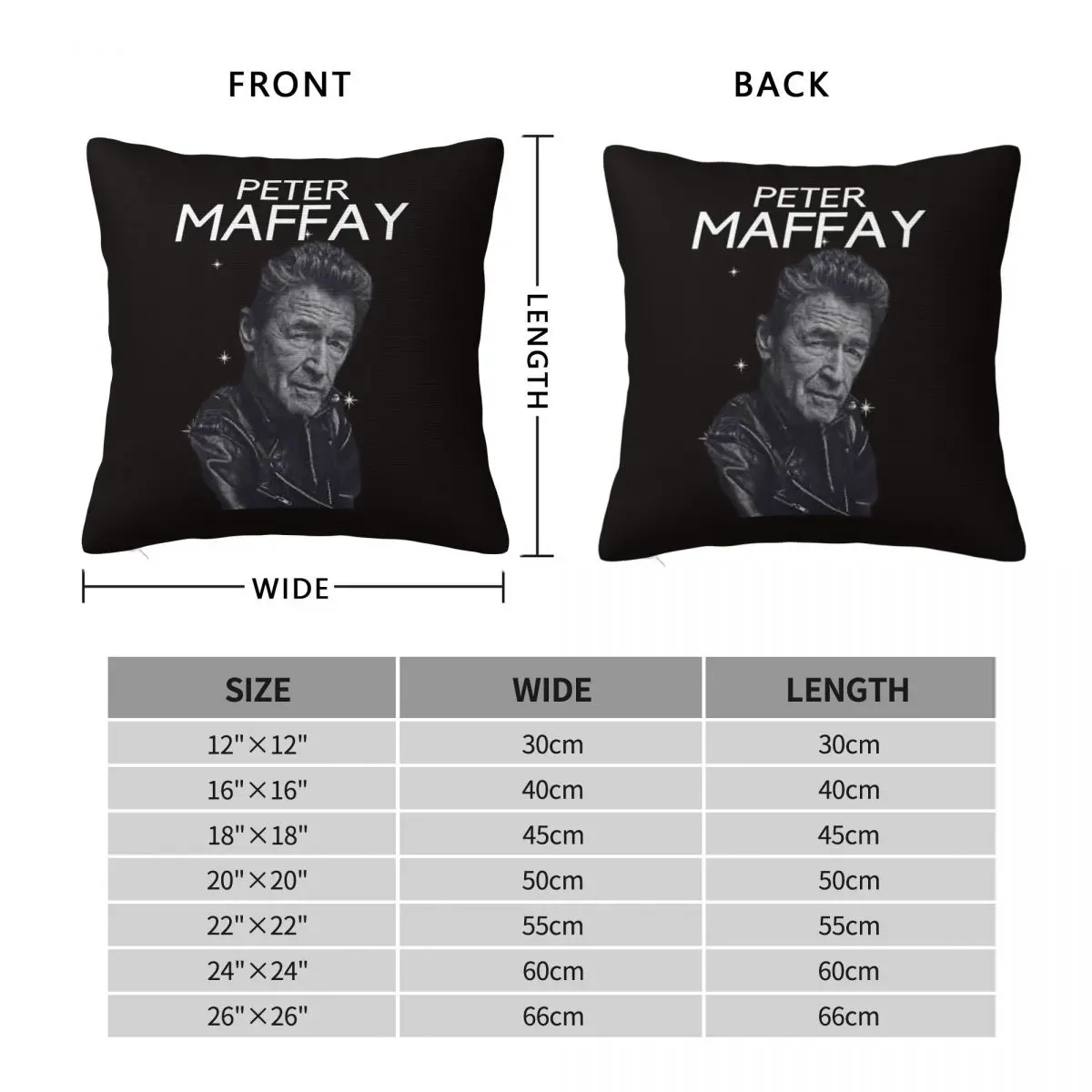 Peter Maffay Rest In Peace Square Pillowcase Polyester Linen Velvet Pattern Zip Decor Throw Pillow Case Car 45x45