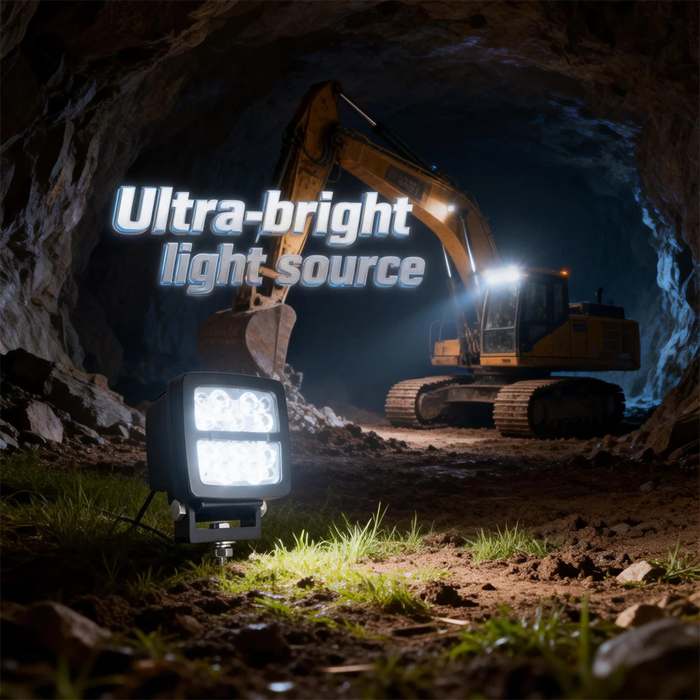 

Lantsun LED6550 LED-Worklight 50W Auxiliary Headlight Aluminum Alloy Front Reinforcement Lights for Truck Engineering
