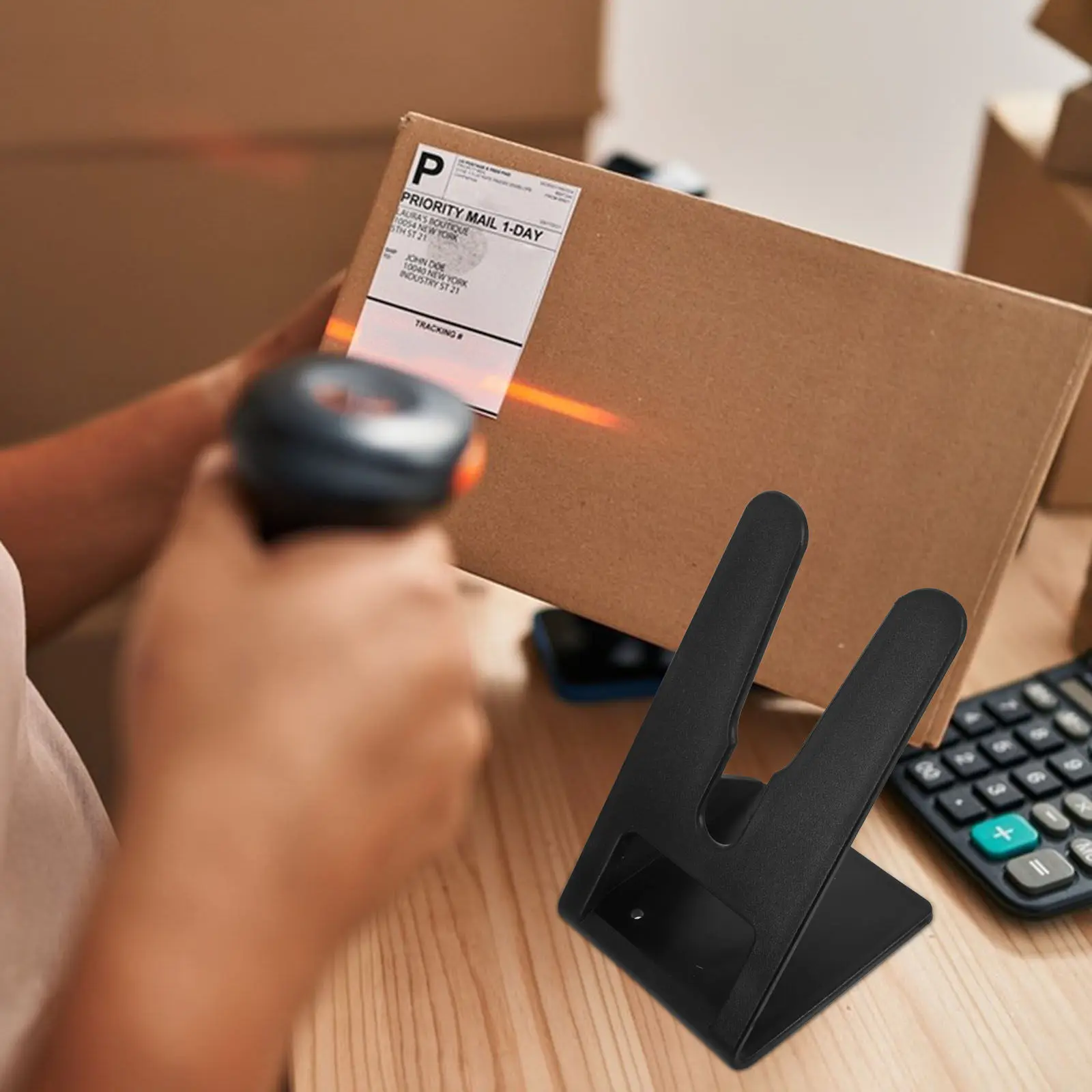 Universal Handheld Barcode Scanner Wall Mount Stand Holder Desk Rack Bracket for Barcode Reader Scanner Car Mount