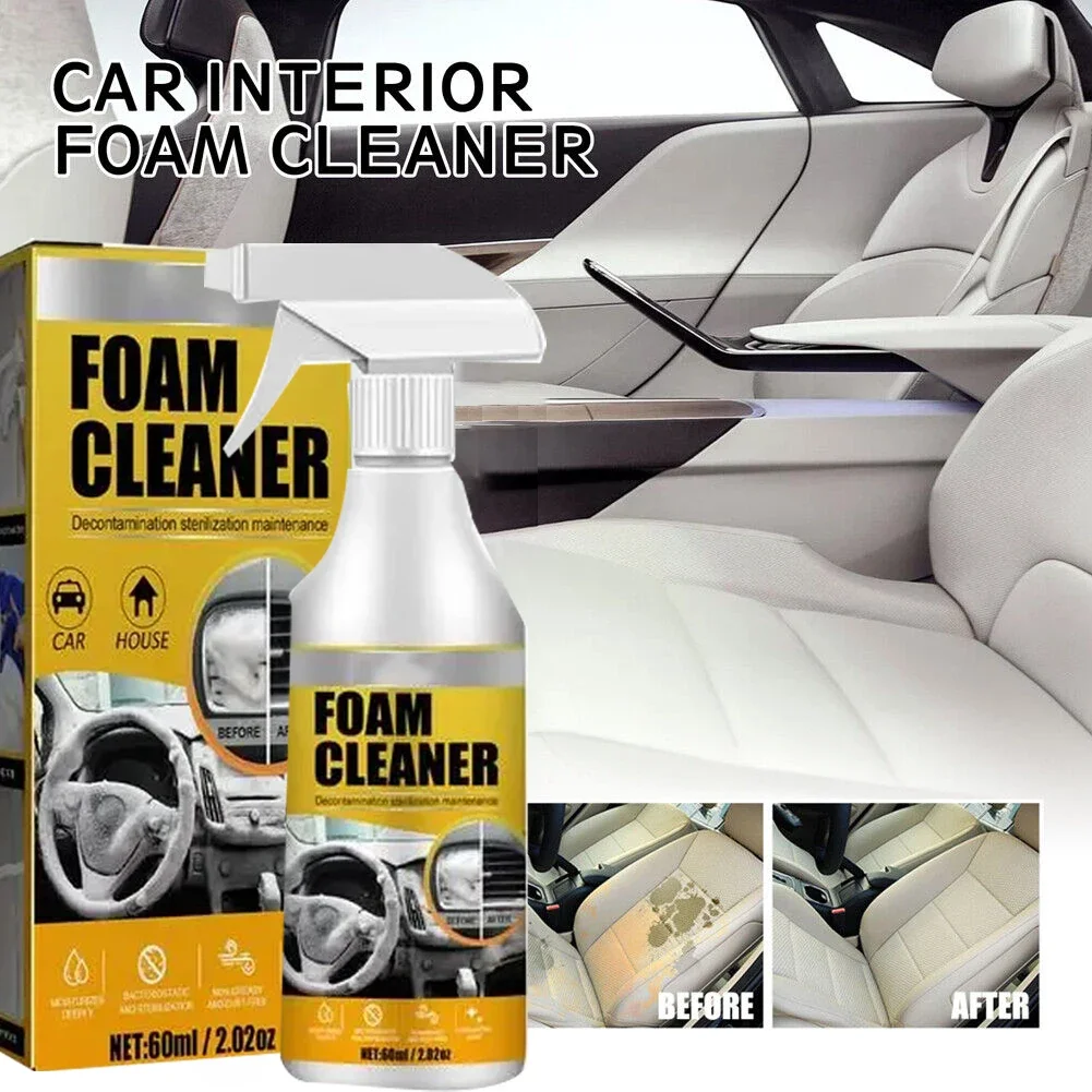 Multi-purpose Foam spray cleaner for cars Multifunctional Foam Cleaner Car Interior Home Wash Maintenance Surfaces Spray