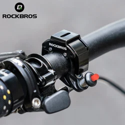 ROCKBROS Classical Stainless Bicycle Bell Cycling Horn Bike Handlebar Ring Horn Crisp Sound Bike Horn Safety Bicycle Accessories