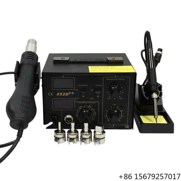 Standard Rework Station 220V 110V Hot Air Gun Soldering Iron New & Used Many Gifts Included Core PLC Components