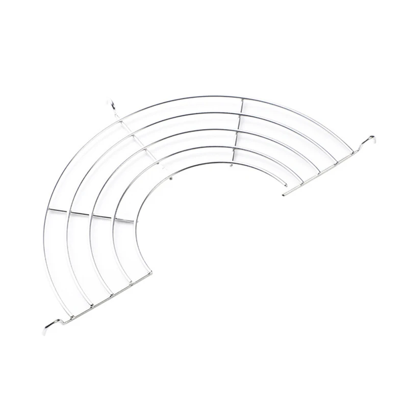 304 Stainless Steel Semicircle Pan Rack Thick Line Hanging Frying Drain Kitchen Insulation Steam Pot Line Holder