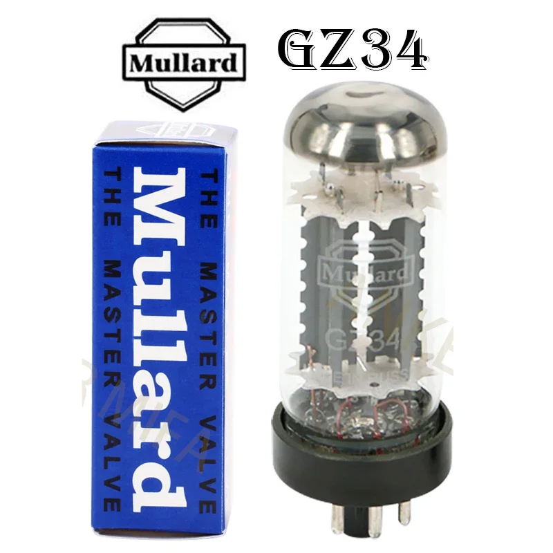 Mullard GZ34 Vacuum Tube Audio Valve Replaces 5AR4 5Z4P 5U4G GZ34 Electronic Tube Amplifier Kit DIY Precision Matching Genuine