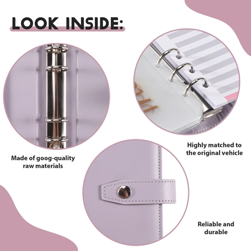 Budget Binder With Zipper Envelopes,Cash Envelopes For Budgeting,Money Organizer For Cash,Money Envelopes Budget Sheet