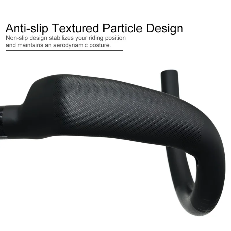 Neuer T1000 Vollcarbon 30mm Rise Gravel Lenker Ultraleicht mit Interner Kabelführung Dropbar 400/420/440mm Fahrrad-Upgrade-Teile – Detail 4