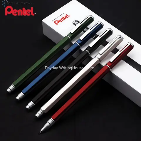 1 st Pentel gelpenna 0,5 mm BLN665 metallnålspets kontorspenna studentexamen med snabbtorkande vattenpenna brevpapper present 10 best sales pentelpenna - №7