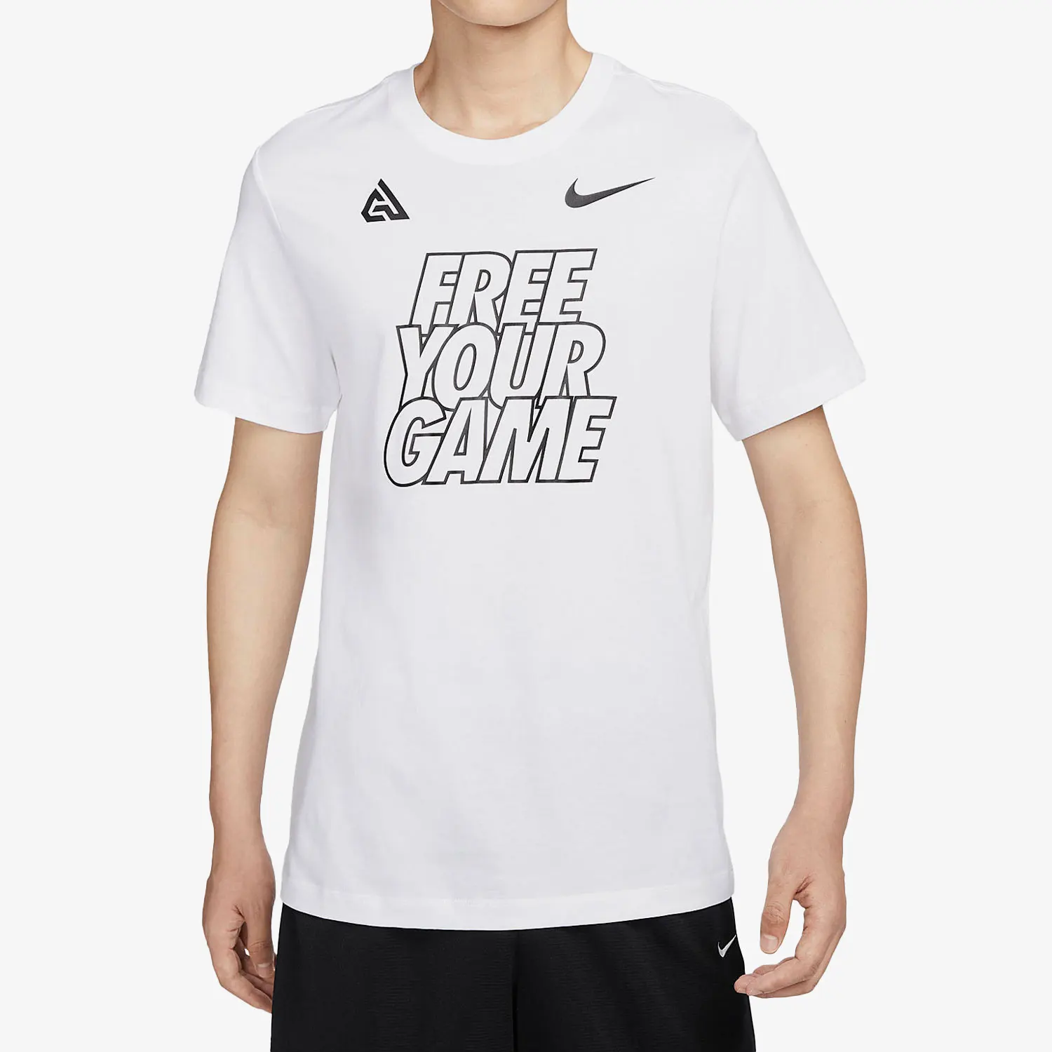 

Nike genuine new men's breathable basketball sports short sleeved T-shirt HF5469-100