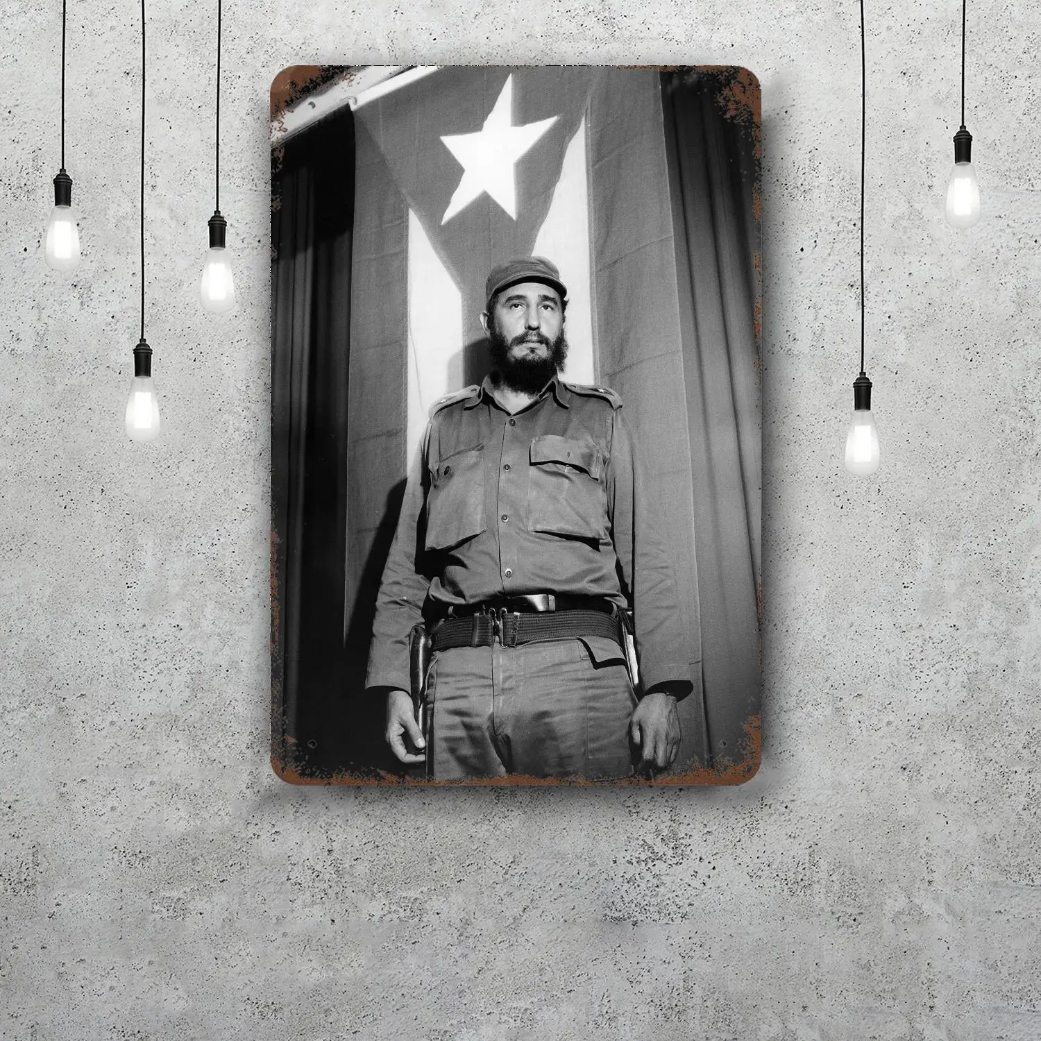 fidel castro Chairman Vintage Metal Tin Signs Posters Decor Retro Metal Plaque Wall Art Decor for Garage Bar
