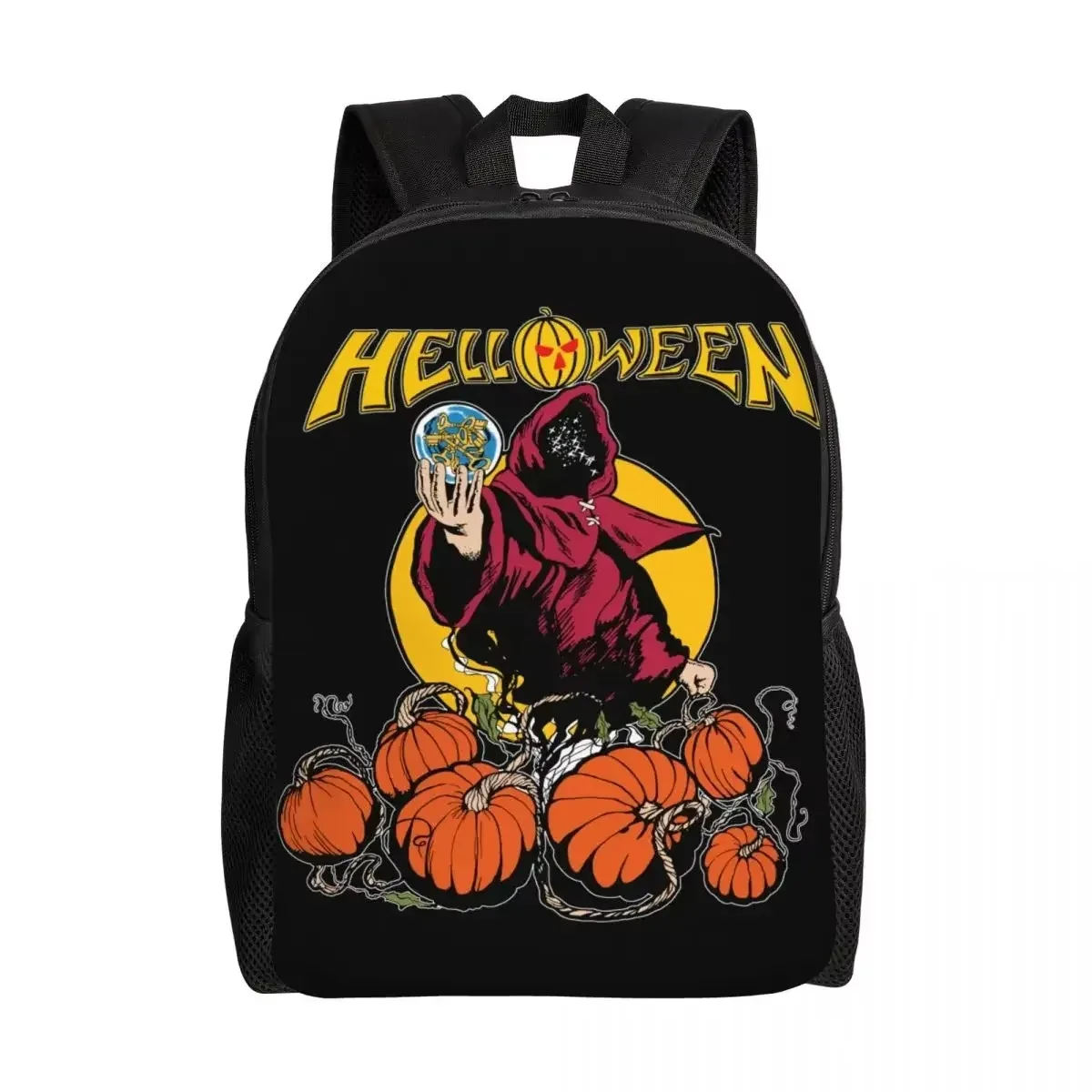 

Helloween Keeper Of The Seven Keys Part Backpack for Heavy Metal Rock School College Travel Bags Bookbag Fits 15 Inch Lapto