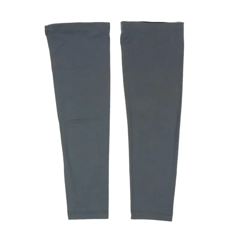 1 Pair Summer Comfortable Running Cycling Legs Sleeve Ice Silk UV Protection Compression Non-Slip Leg Warmer Cooling Sport Gear