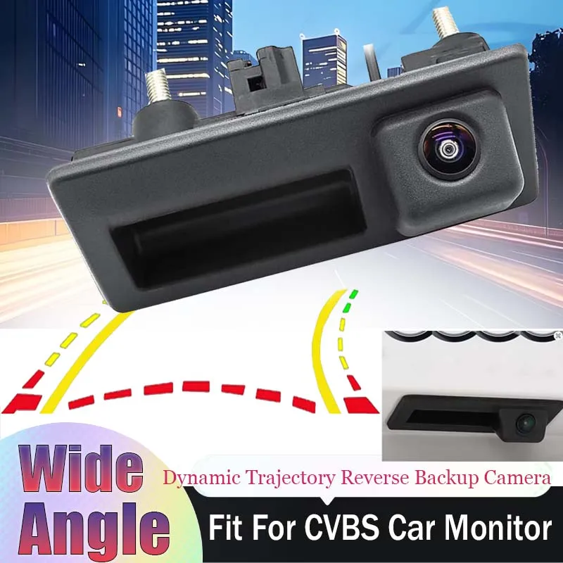 Dynamic Rear View Camera for Audi A4 A5 S5 Q3 Q5, V-W, Models, Like, Passat, Tiguan, Golf, Passat, Touran, Jetta, Sharan, etc.