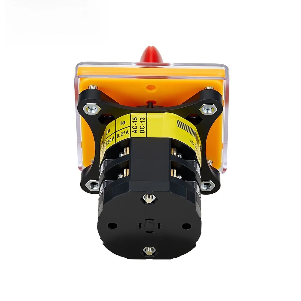1pc SZW25-64D/C04.2 Milling Machine Rotary Selector Switch Two Position 2 Sections Changeover Switch For Automation Equipment
