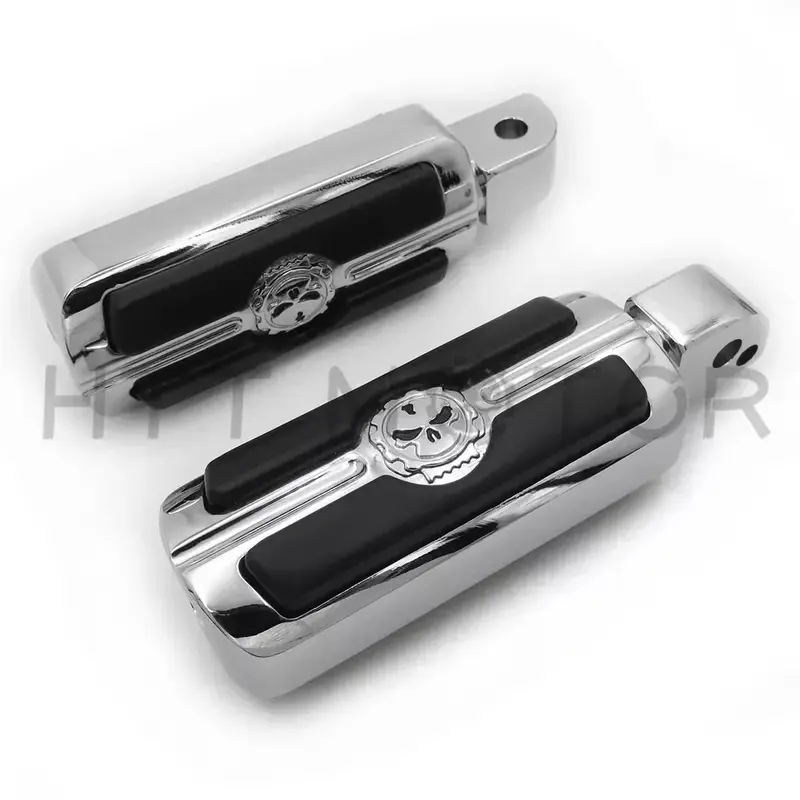 Gear Skull Footpegs For Harley passenger 2018-later Softail Fat Boy FLFB Fat Bob 2020-later LiveWire Motorcycle Accessories - Image 4