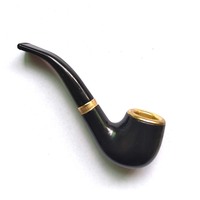 New Mini Portable Boss Small Pipe Resin Bend Simple Novice Practice Pipe Tobacco Smoking Pipe