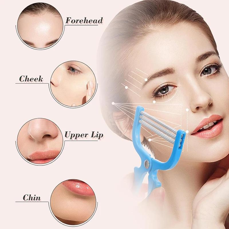 High-Quality Handheld Facial Hair Remover Manual Removal Epilator Beauty Shaving Threading Tool For Women Adults Beauty Epilator