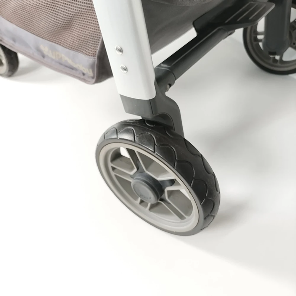 Kinderwagen-Rad-Reifen, jeweils für Uppababy Cruz V1/V2 Buggy Vorder- oder Hinterreifenabdeckung, PU, schlauchlos, direkter Ersatz, Baby-Zubehör – Detail 11