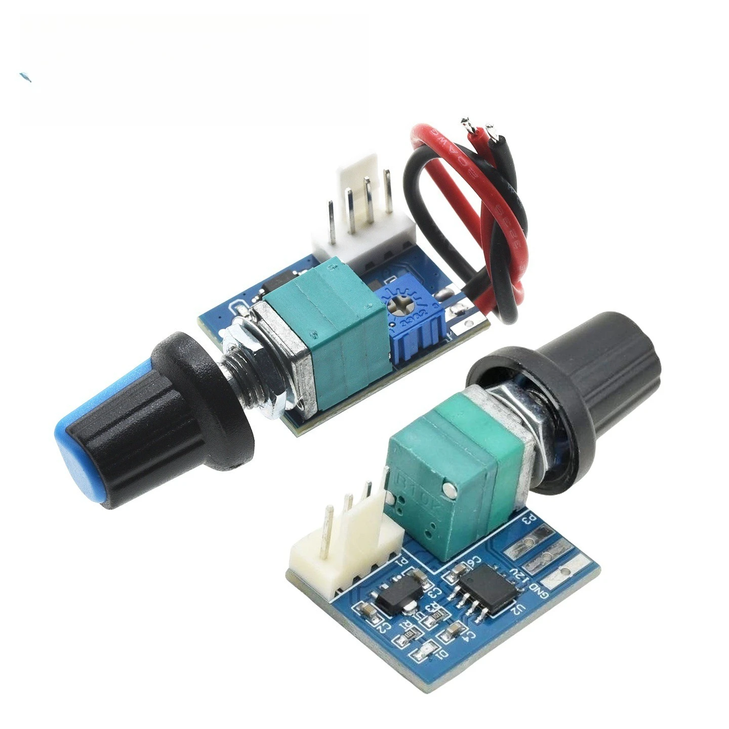 12V Single Channel 4-Pin PWM Fan Speed Governor, Low Power Silent Computer Chassis Fan Controller