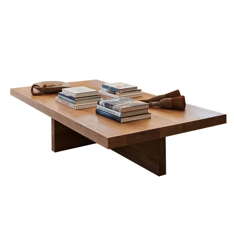 

#Hanyee 2024 New Furniture Wholesale Solid Pine Wood Coffee Table Multi Size Rectangular Center Table for Living Room