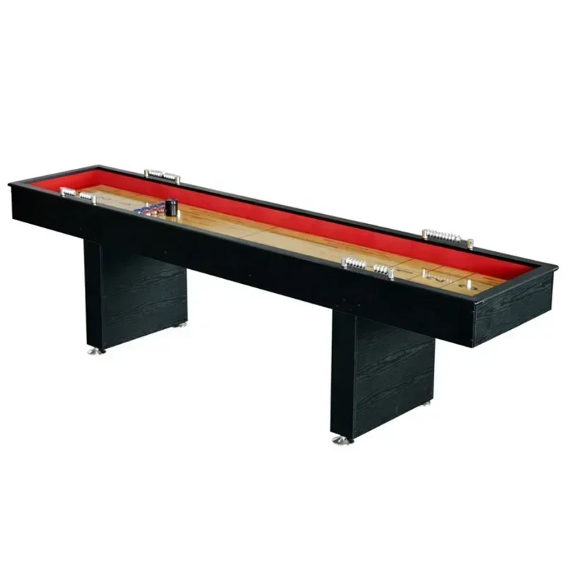 Hot SalesHigh Quality Solid Wood Indoor Sports Amusement Game 16ft 14ft 12ft 9ft Shuffleboard Table